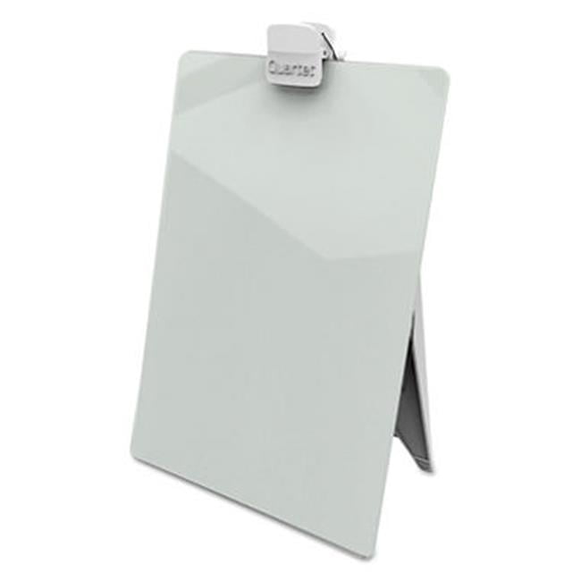 12 x 9 in. Glass Dry Erase Desktop Easel White