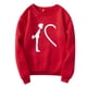 thumbnail image 2 of Puntoco Pareja Estampado Plus Terciopelo Manga Larga Cuello Redondo Jersey Sudadera top (Unisex) Puntoco Puntoco-3346, 2 of 3