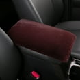 thumbnail image 2 of Furry Car Armrest Cover - Faux Rabbit Fur, Elastic Bands, Universal Fit, for Car Console, Warm Comfortable, 2 of 2