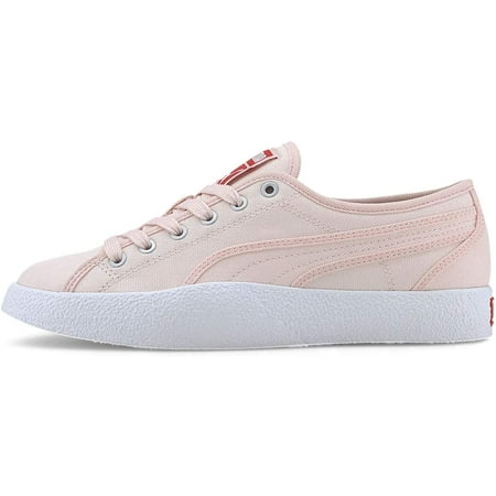 PUMA Womens Love Canvas Sneakers Shoes - White