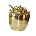 thumbnail image 4 of Calentador de vino, hervidor de agua, utensilios de cocina, cafetera portátil ligera de latón para hogar, cocina, camping, picnic, leche 300 ml, 4 of 8
