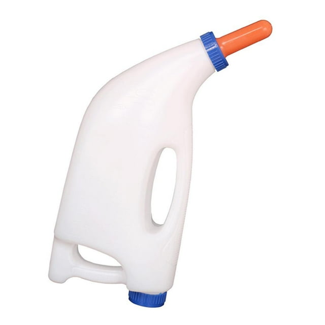 Billuyoard 2L/4L Calf Milk Bottle Hand Rearing Milking Poddy Weaning Feeder Farm Teat Type2 NO2