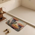 thumbnail image 6 of Southwest Cactus With Flower Print Bath Rug, Coral Velvet, 16"x24", Ultra Soft and Non-Slip Bathroom Rugs for Bathroom, Shower, and Tub, 6 of 8