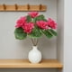 thumbnail image 5 of Arreglo Floral Artificial de Loto - Ramo Decorativo de Nenúfares de Seda para, Rojo MNFD, 5 of 6