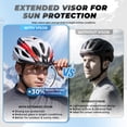thumbnail image 5 of VICTGOAL Bike Helmet for Adults with LED Light & Visor Lightweight MTB Road Bicycle Helmets for Men Women Cycling Ebike Scooter, 5 of 10