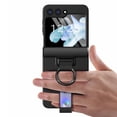 thumbnail image 4 of Frusde Compatible with Samsung Galaxy Z Flip 5 Case with Screen Protector Shockproof Z Flip 5 Hinge Case with Ring-Purple, 4 of 9