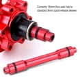 thumbnail image 1 of Bike Quick Release Skewer Adapter, Thru Axle Quick Release Hub Skewer Adapter Conversion for 100mm Front Wheel, 1 of 7