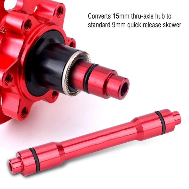 Bike Quick Release Skewer Adapter, Thru Axle Quick Release Hub Skewer Adapter Conversion for 100mm Front Wheel