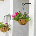 thumbnail image 4 of Wall Hook Hanging Plant Bracket Made Of Steel Wall Hooks Rustic Home Decor, 4 of 5