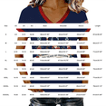 thumbnail image 3 of kaondbfi Summer Tops for Women Women's 250Th Anniversary Print V Neck T Shirt 250Th Anniversary Tshirt Patriotic Tee Womens Essentials Fashion Clothing, 3 of 7