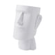 thumbnail image 1 of Maceta de resina nórdica sencilla con forma de maceta, jarrón con busto de rostro humano. Blanco, 1 of 9