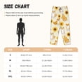 thumbnail image 6 of Kdxio Women's Comfy Stretch Shiba Inu Dog and SunflowerPrint Drawstring Pajama Pants-Small, 6 of 9