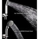 thumbnail image 2 of Manguera de ducha flexible de alta presión, repuesto universal, manguera de ducha de acero inoxidable con acabado cromado y construcción de doble enclavamiento, diseño sin torceduras, compatible con, 2 of 5