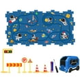 thumbnail image 1 of Kids Educational DIY Track Car Puzzle Play Set - Interlocking ABS Plastic Race Track Toy with Motorized Car, STEM Learning Gift for Toddlers 3+ Years, Develops Fine Motor Skills, 1 of 8