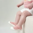 thumbnail image 3 of Baby Girls Pink Stretchy Knit Slip-On Sneaker, 3 of 9