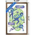 thumbnail image 3 of Rick and Morty - Portal Vaporick Wall Poster, 14.725" x 22.375" Framed, 3 of 5