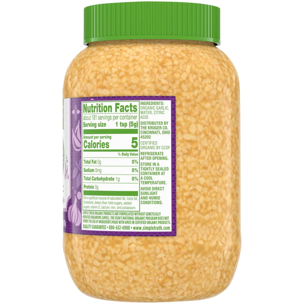 Simple Truth Minced Garlic 32 oz - 3 Pack