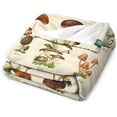 thumbnail image 6 of Mushroom Blanket Mushroom Gifts for Girls Women Mushroom Throw Blanket for Kids Adults Soft Warm Cozy Fleece Blanket for Couch Sofa \u200bBed 40"x50", 6 of 6