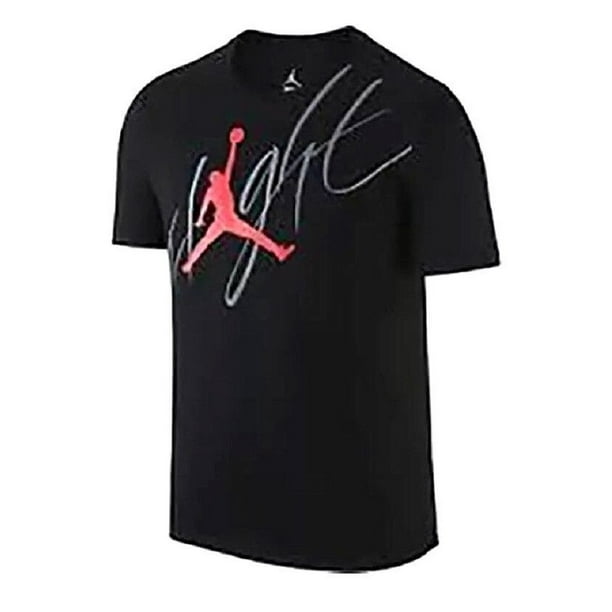 heroína estas Felicidades Nike Air Jordan Flight Red Men's Basketball T Shirt Size M - Walmart.com
