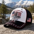 thumbnail image 6 of JULMCOMO 9/11 25th Anniversary Baseball Cap 2001-2026 Never Forget American Flag Hat Contrast Color Adjustable Patriotic Hat for Unisex H, 6 of 6