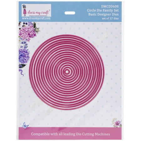 UPC: 0194186008490 | Dress My Craft Basic Designer Dies-Circle Family