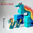 thumbnail image 6 of Gullveig Blue Dragon Model Building Kit, Non-Official Parts Compatible, Creative Construction Craft Kit, Building Blocks for Imaginative Play (1 Pcs), 6 of 6