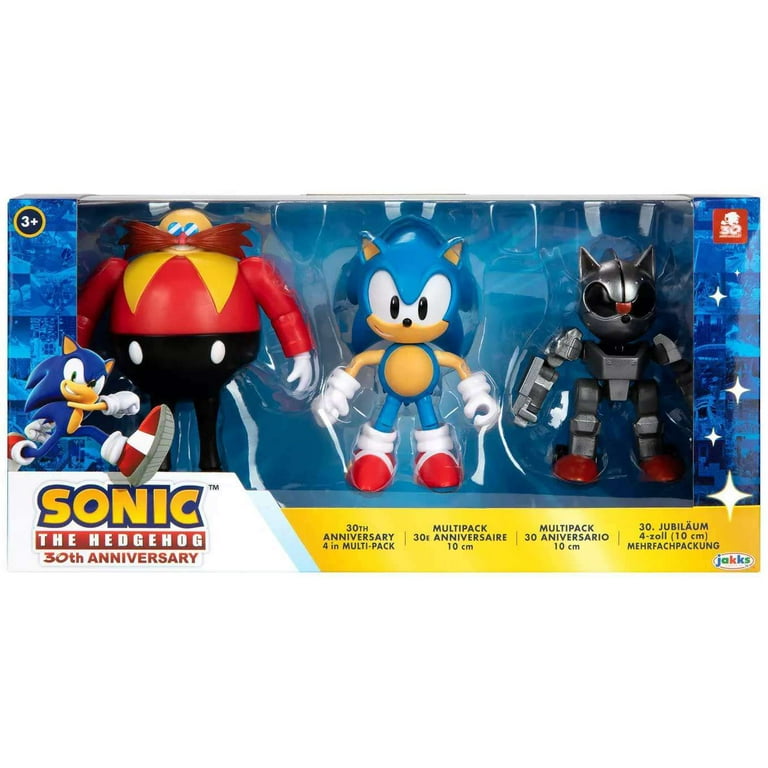 ゲームキャラクター Figure SONIC THE HEDGEHOG 4-Pack Sonic the Hedgehog 30th Anniversary Action Figure Set