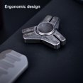 thumbnail image 4 of Gyroscope Portable en Métal pour le Bout des Doigts, Design Triangulaire, Jouet Gyroscope Fidget en Métal pour Soulager le Stress, 4 of 7
