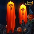 thumbnail image 1 of La decoración de la fiesta de Halloween ilumina a los fantasmas colgantes, y los encantadores fantasmas se utilizan para la fiesta de jardín de césped en la terraza del patio delantero DCOR, 1 of 1