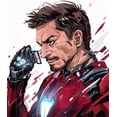 thumbnail image 3 of Gafas de Sol AIEYEZO Tony Stark Vintage con Montura Cuadrada de Metal, 3 of 7