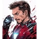 thumbnail image 3 of Gafas de Sol AIEYEZO Tony Stark Vintage con Montura Cuadrada de Metal, 3 of 7