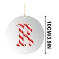 thumbnail image 2 of 26-Piece Letter Ornament Set, Cane Candy Letter Decorations for Christmas Tree, Holiday Alphabet Letter Ornaments for DIY Crafting and Holiday Decor, 2 of 5