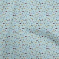 thumbnail image 1 of oneOone Viscose Jersey Sky Blue Fabric Transport Fabric For Sewing Printed Craft Fabric By The Yard 60 Inch Wide, 1 of 5