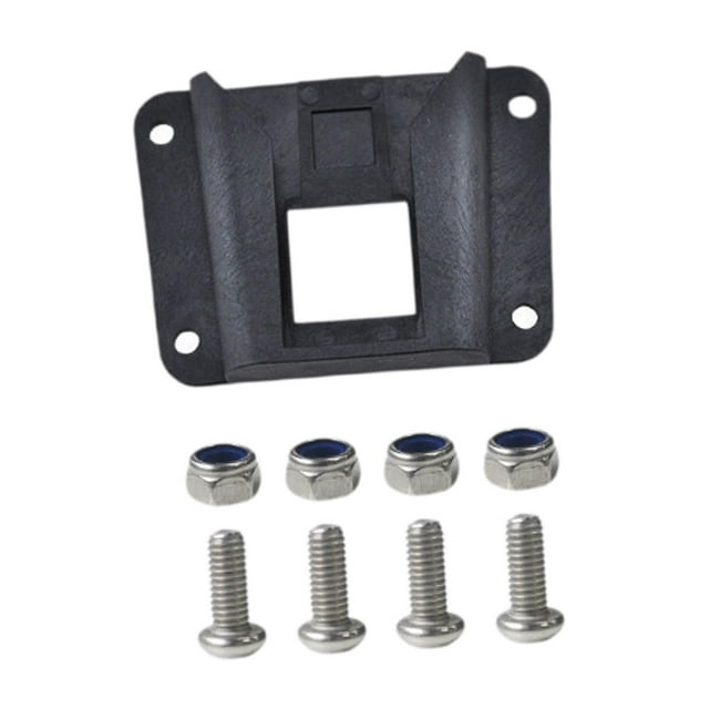 Adaptador de bolsa de transporte frontal, placa adaptadora de bolsa de bicicleta fácil de usar, soporte de estante de bolsa portátil, adaptador de