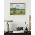 thumbnail image 6 of Drsoum Vintage Grassland Landscape Wall Art 11x14in Natural Framed Classic Retro Countryside Prints Rustic Farmhouse Decorations for Living Room Bedroom, 6 of 6