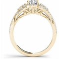 thumbnail image 3 of 1-1/2 Carat T.W. Diamond Criss-Cross Classic 14kt Yellow Gold Engagement Ring, 3 of 5
