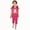 Hot Pink, variant on YHAJDS Baby Girl Summer Clothes Small Print Short Sleeve Ruffle Top Crop Pants Set
