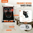 thumbnail image 2 of VEVOR Foldable Indoor Double Shot Basketball Arcade Game 2 Player 4 Balls, 2 of 9