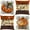 Orange, variant on 4pcs Fall Pillow Cover Decoration 18x18in Thanksgiving Pumpkin Buffalo Bow-knot Throw Pillow Cases Autumn Harvest Party Cushion Pillow Covers for Farmhouse Couch Sofa Outdoor Home Decor