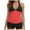 Black, variant on Caqnni Tankini Swimsuits for Women Tummy Control 2 Piece Bathing Suits Criss Cross Back Swimwear with Shorts Tankini Swimwear (XL,Red)