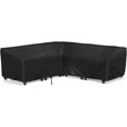 thumbnail image 1 of Cubierta de mesa de jardín en forma de L, cubierta de mesa de jardín Oxford impermeable, cubierta de muebles de jardín Lona protectora para sofá en forma de L, sofá de esquina (215x215x87CM) Ormromra XDJJ-3-2, 1 of 7