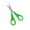 Green-GN, variant on Graduated Ruler Scissors, Office and Practice Scissors, 3CR13 Stainless Steel Blades, 6 Colors, Round Tip Safety Design, with Storage Bag