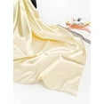 thumbnail image 2 of SEARIPE Women Solid Satin Scarf Large Square Scarf Headscarf Beige, 2 of 3