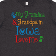 thumbnail image 4 of Inktastic Iowa Grandma Grandpa Loves Me Youth T-Shirt, 4 of 5