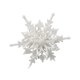thumbnail image 2 of Adornos navideños de copo de nieve de 12 cm | Adornos colgantes de plástico para árbol | Decoración navideña blanca y verde para ventana (1 unidad), 2 of 6