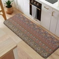 thumbnail image 5 of Orange Boho Ethnic Paisley Pattern Kitchen Rug Mat,Kitchen Runner Rugs Non Skid Washable,Decorative Kitchen Floor Mats for Kitchen,Sink,Laundry,17"x47.2", 5 of 7