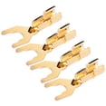 thumbnail image 4 of Spade Fork Plug,4pcs Y Plug Spade Y Spade Plug Speaker Wire Connector Smart Functionality, 4 of 14