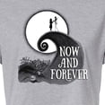 thumbnail image 3 of The Nightmare Before Christmas - Jack Sally Now and Forever - Juniors Cropped Cotton Blend T-Shirt, 3 of 5