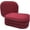 Burgundy Red, variant on NEIRID Foam Seat Cushions Kitchen Chairs Pads for Dining Chairs Non Slip Office Seat Cushions Washable U Shaped Soft Thick Large Metal Wooden Chair Cushions,17" x 15"