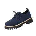 thumbnail image 3 of YOUYEDIAN Loafers for Women Round Toe Fashion Platform Heel Comfy Shoes Slip On Strap Design Casual Shoes, 3 of 5